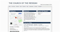 Desktop Screenshot of churchofthemessiah.ca
