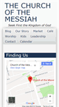 Mobile Screenshot of churchofthemessiah.ca